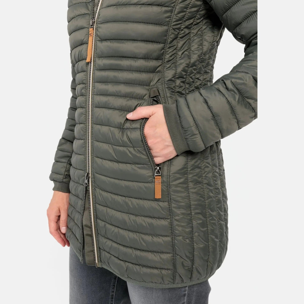 Camel Active W Dunfrakke Khaki