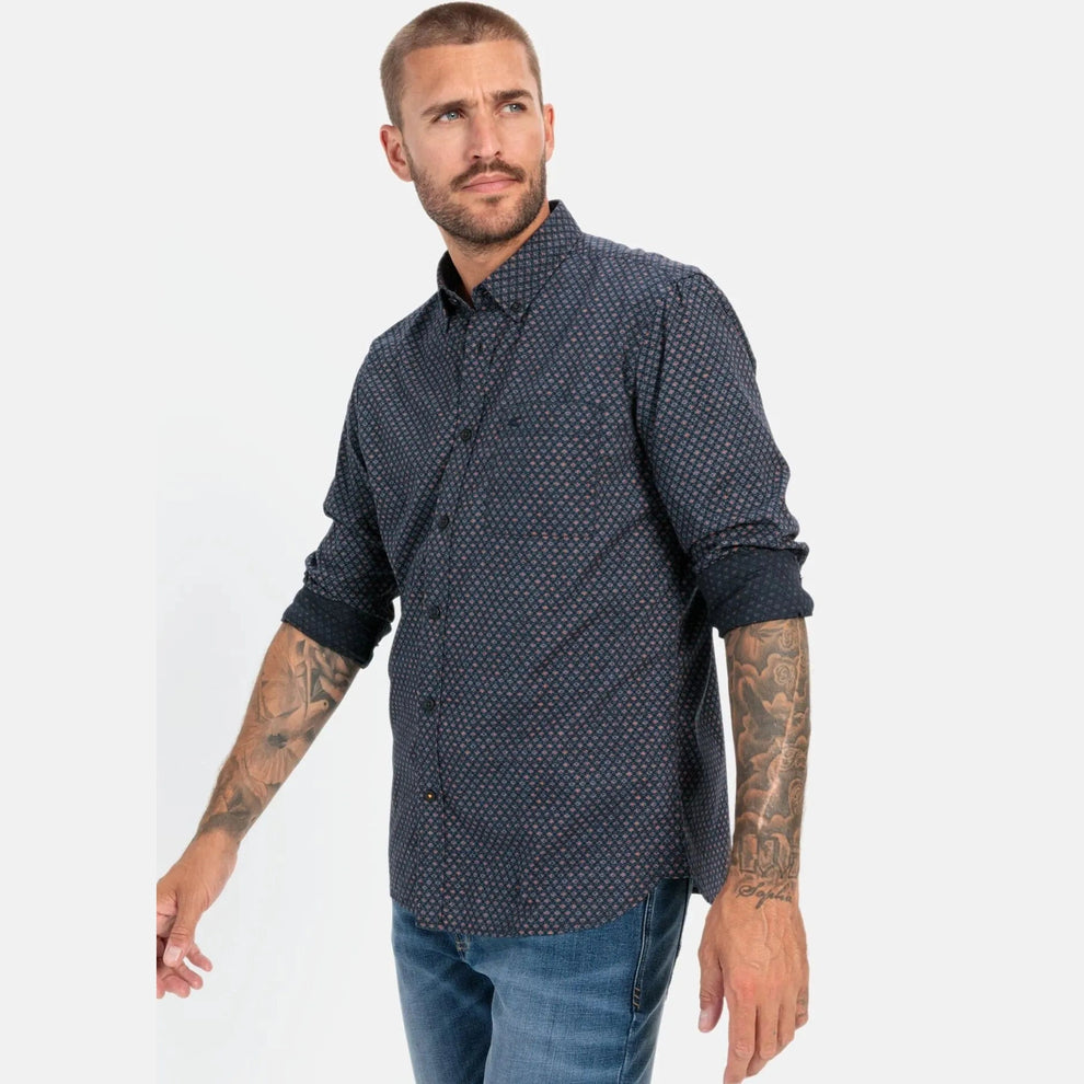 Camel Active M Longsleeve Shirt Night Blue