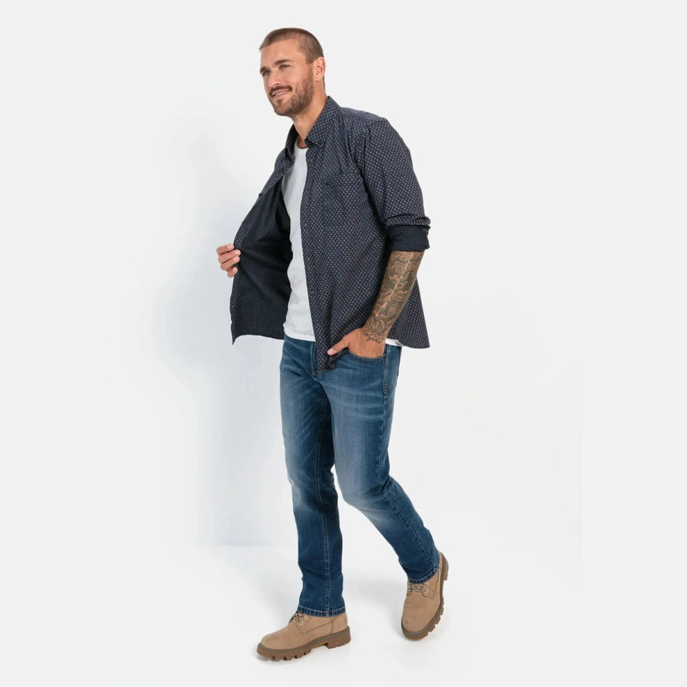 Camel Active M Longsleeve Shirt Night Blue