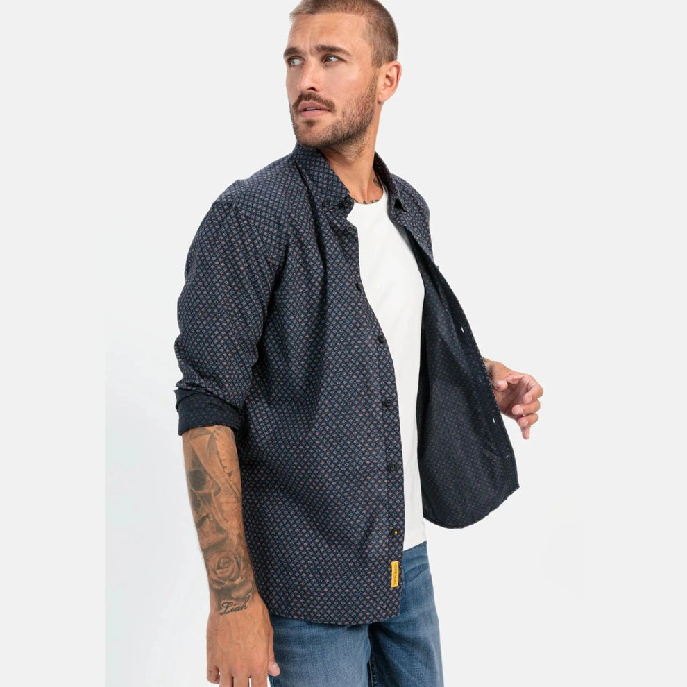 Camel Active M Longsleeve Shirt Night Blue