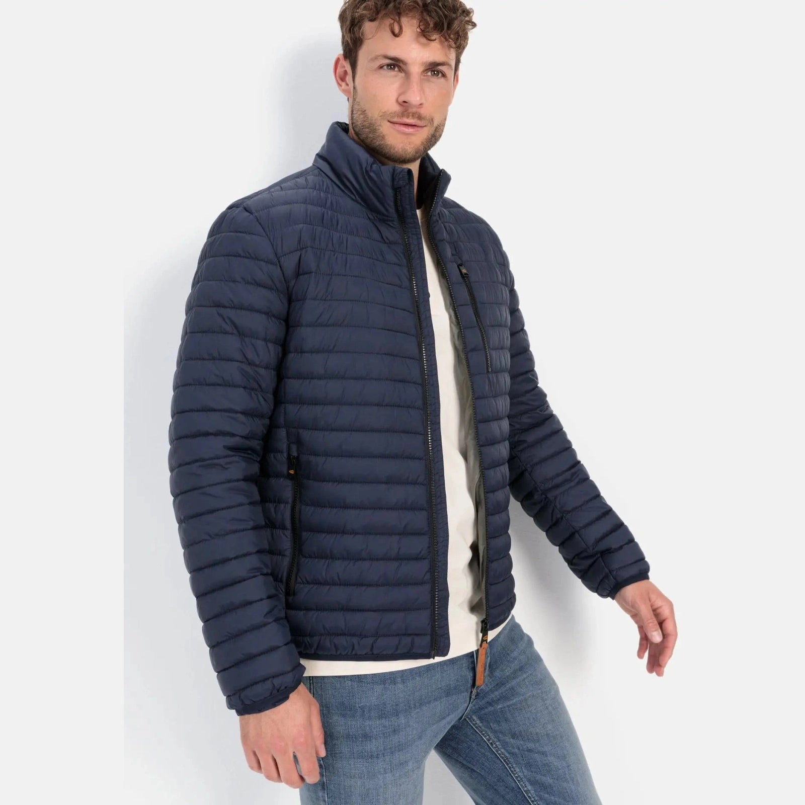 Camel Active M Blouson Quilted Jacket Night Blue