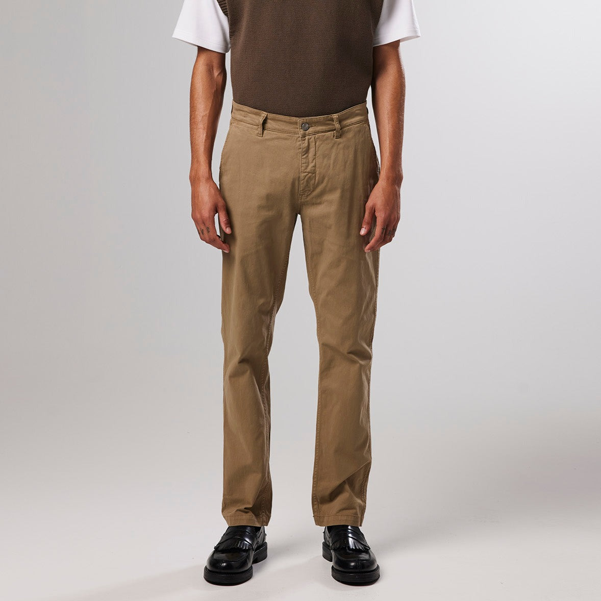 NN07 M Marco 1400 Chino Bukser Green Stone