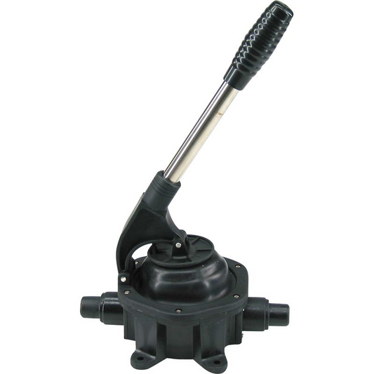 Manuel membran lænsepumpe 40 liter pr. min, 1" og 1 1/2'' studs