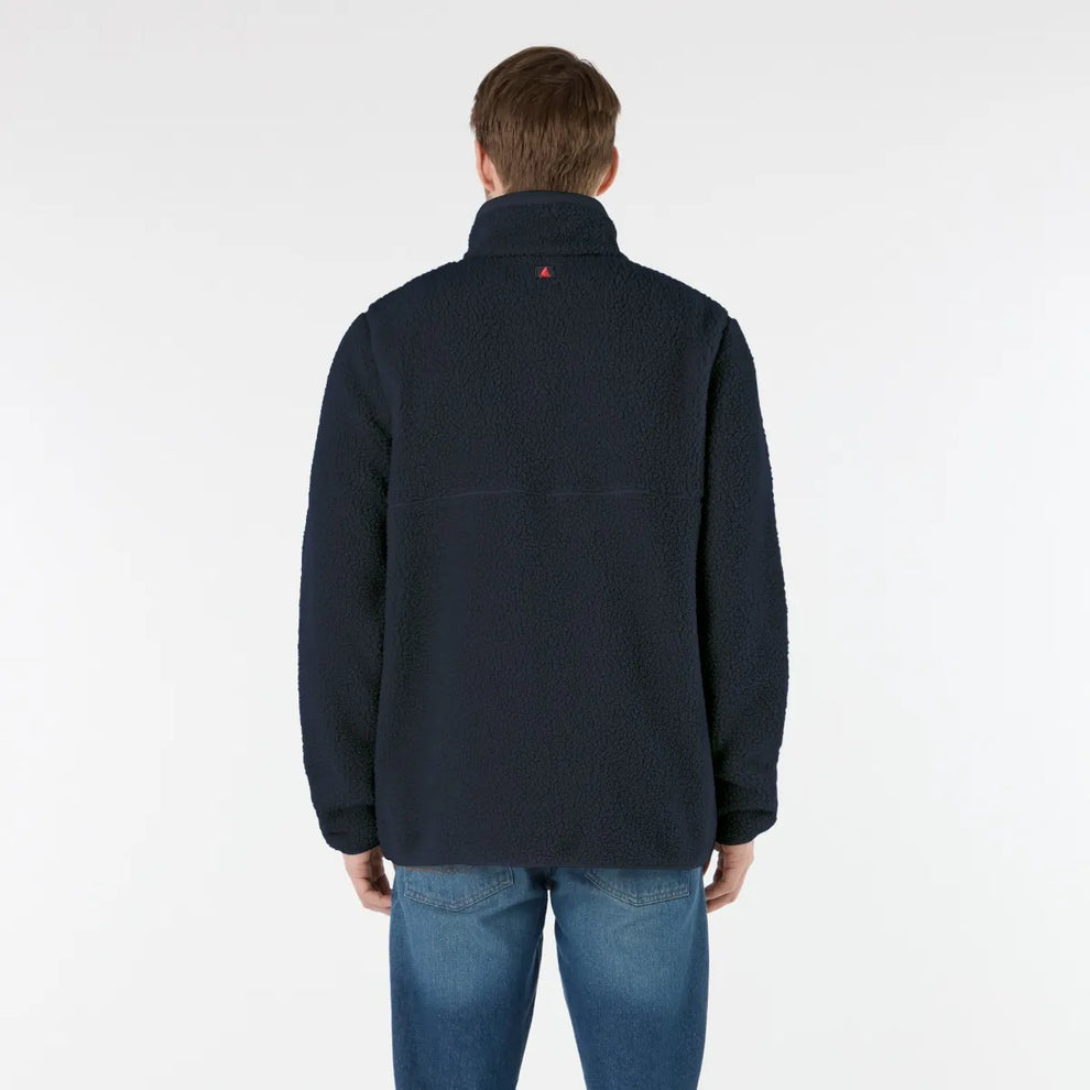 Musto M Cove Deep Pile Fleece Navy
