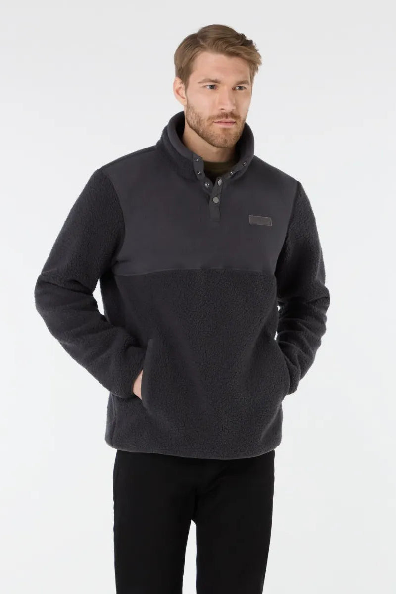 Musto M Cove Deep Pile Fleece Carbon
