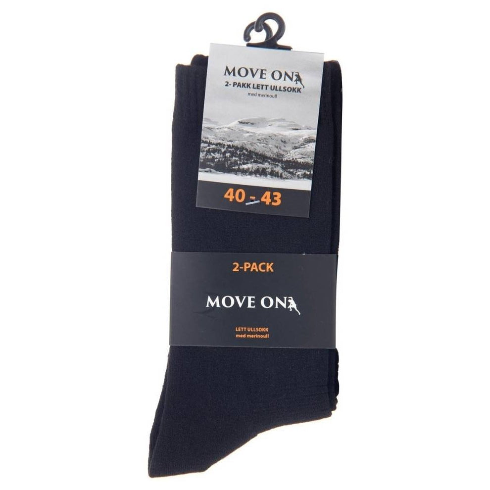 MoveOn U Tynd Uldsok 2-Pack