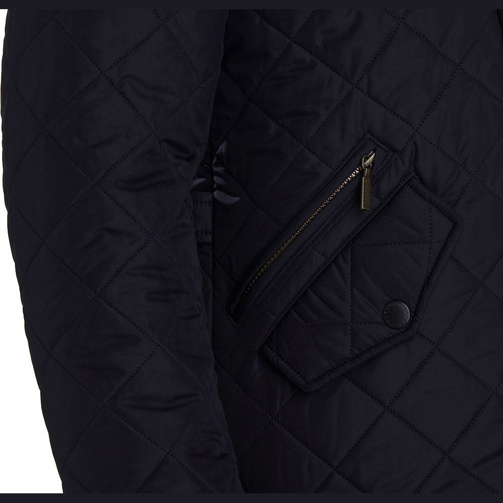 Barbour M Powell Quilt Navy