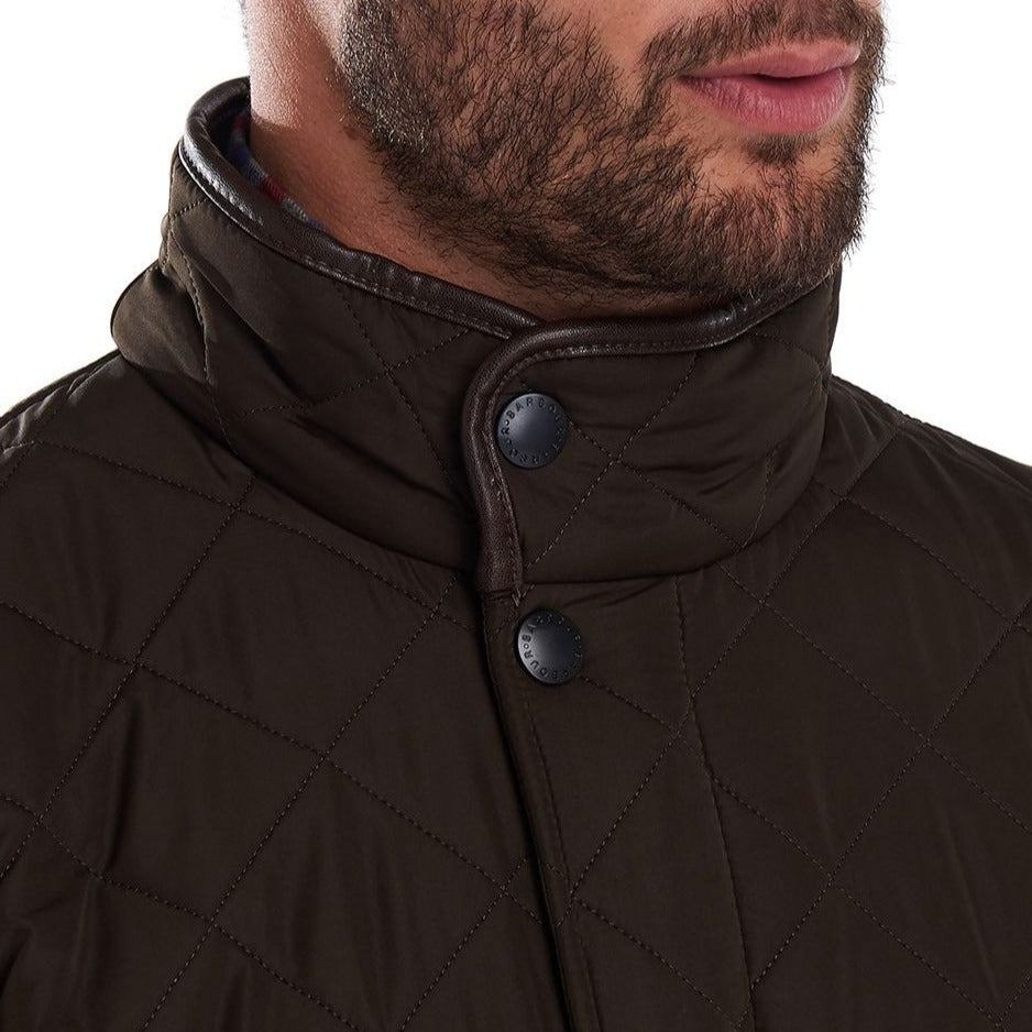 Barbour M Powell Quilt Olive