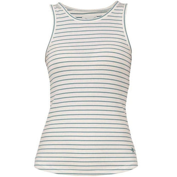 Blue Sportswear W Neil Tank Top Dark Aqua Ecru