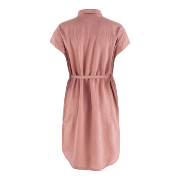 Fjällräven W Övik Hemp Dress SS Dusty Rose