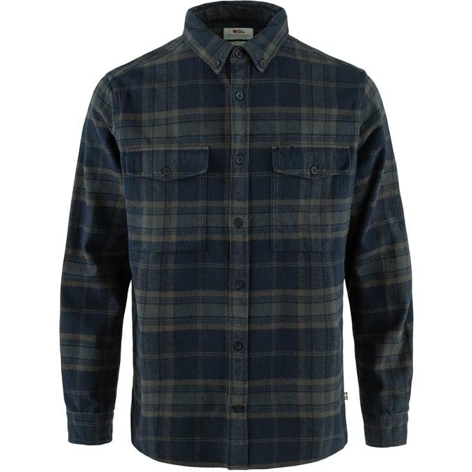 Fjällräven M Övik Twill Shirt Dark Navy Basalt