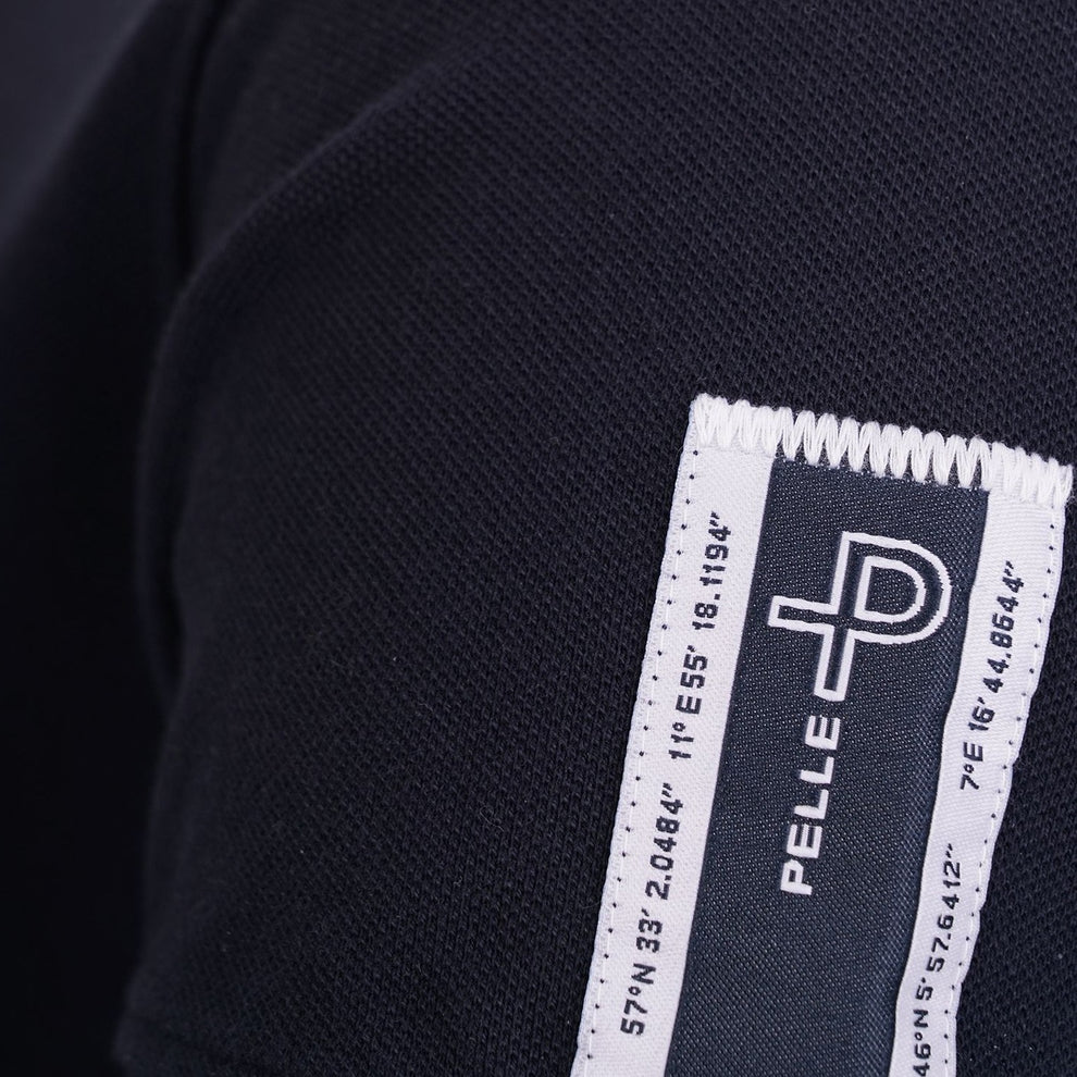 Pelle P M Team Polo Dark Navy Silver