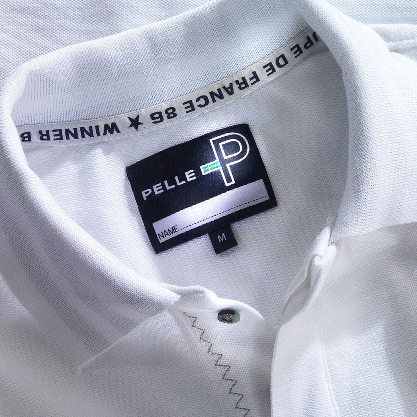 Pelle P M Team Polo White