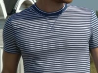 Pelle P M Mori Monde Tee Denim Stripe