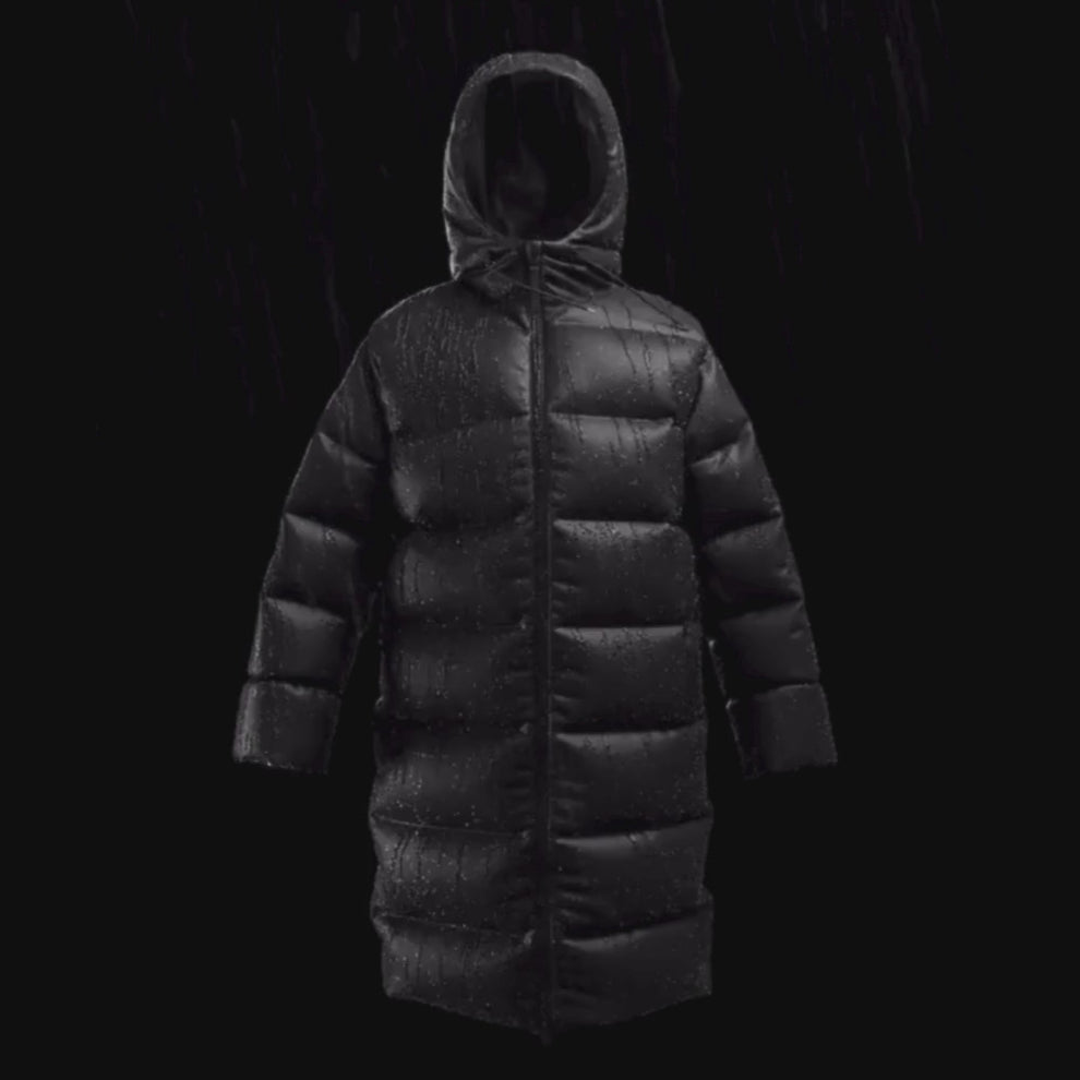 Rains U Alta Longer Puffer W3T4 Black