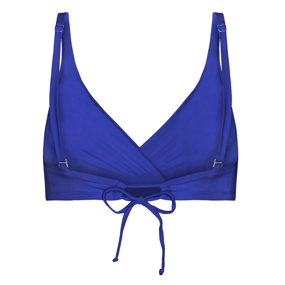 Copenhagen Cartel W Istana Draped Bikini Top Cartel Blue