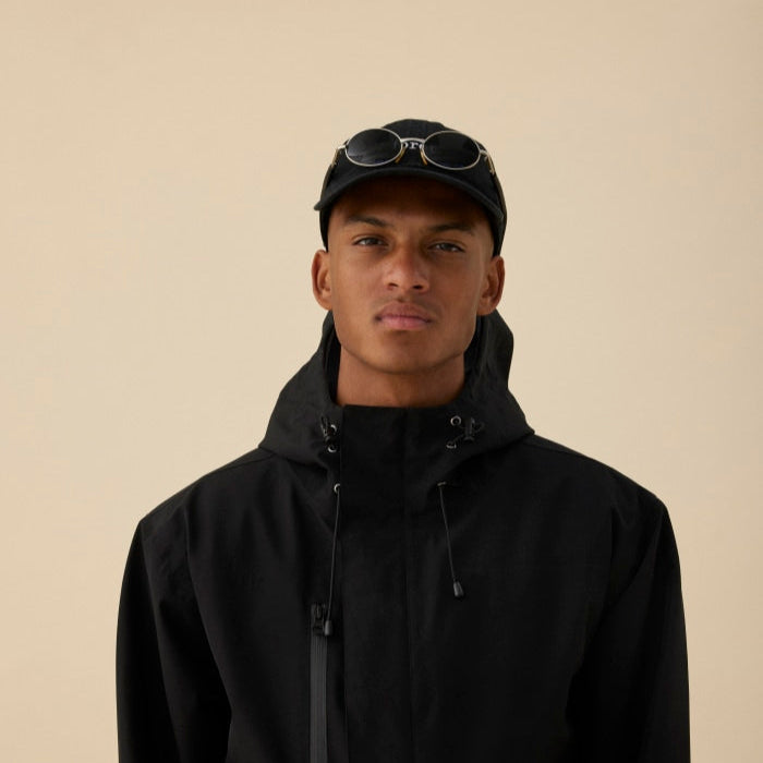 Forét Hawk Washed Cap Black/Black