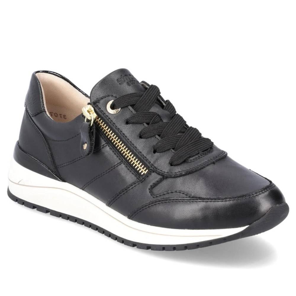 Remonte W Sneaker Med Lynlås - Sort