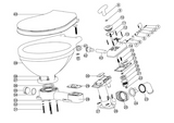 Repairkits til Nuova Rade manuelt toilet