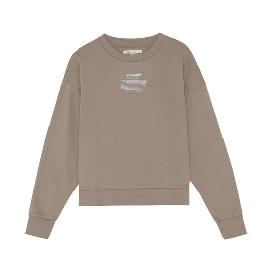 Copenhagen Cartel W Ocean Weed Sweat Taupe