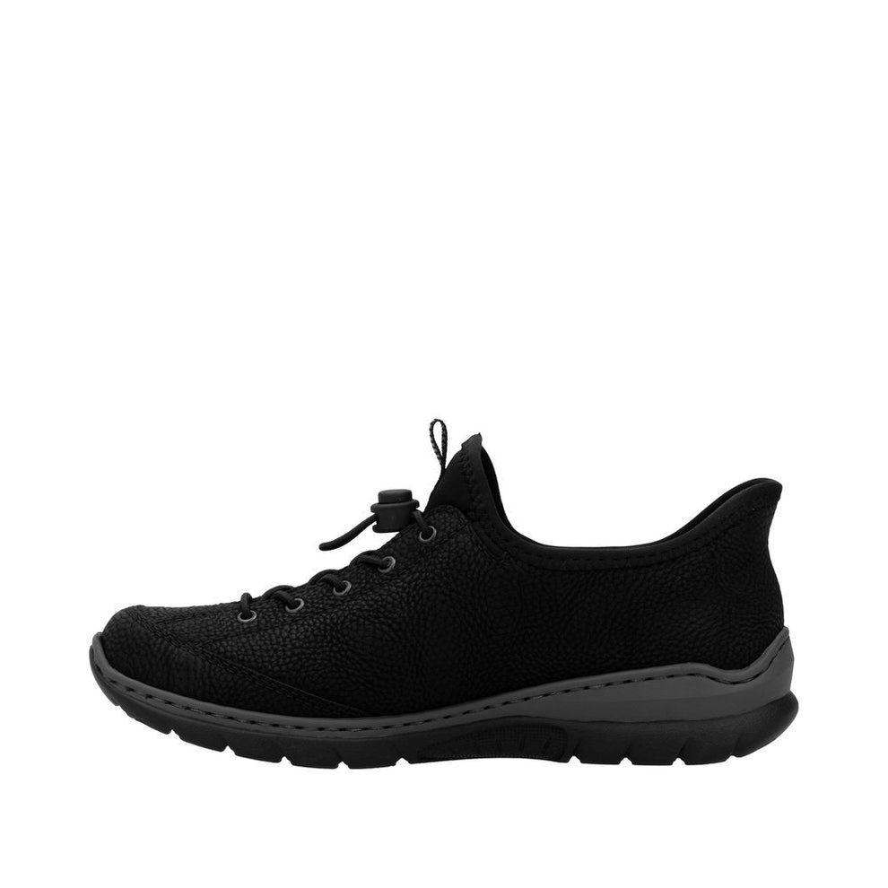 Rieker W Sko med Elastik Black - L32F1-00