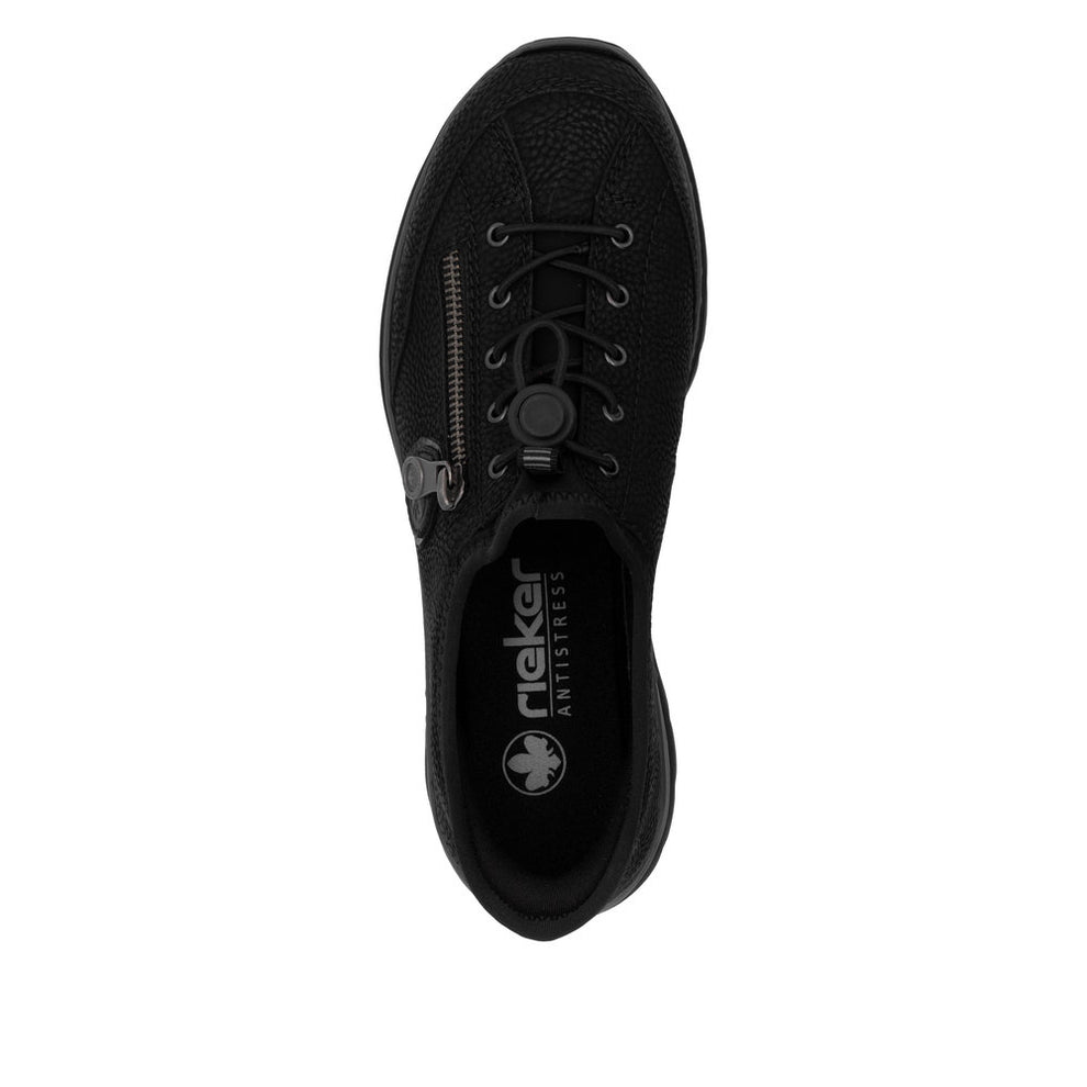 Rieker W Sko med Elastik Black - L32F1-00
