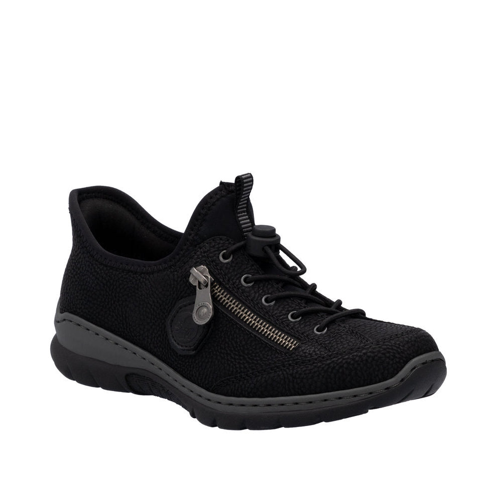 Rieker W Sko med Elastik Black - L32F1-00