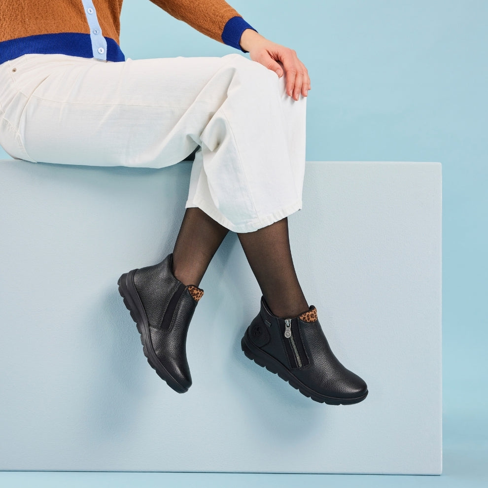 Rieker W Støvle m For Z0059 Sort