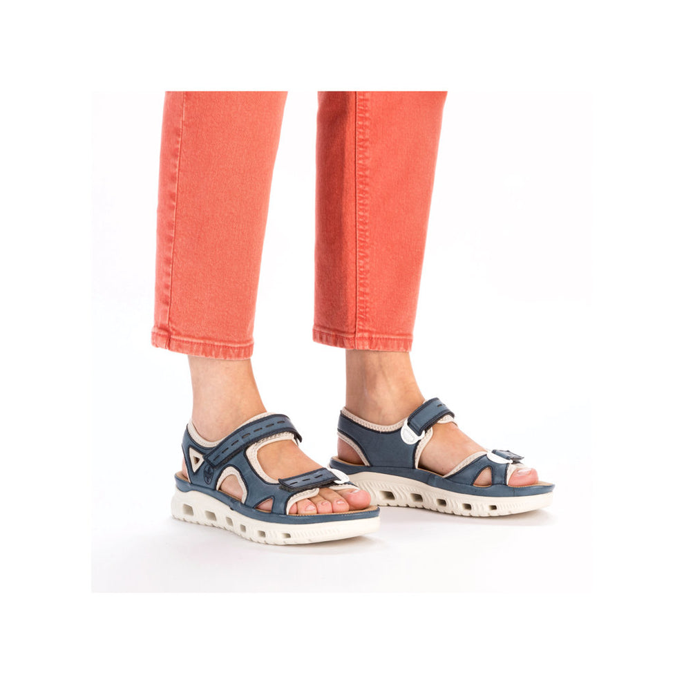 Rieker W Sandal Blå Kombi