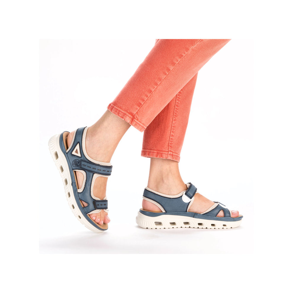 Rieker W Sandal Blå Kombi