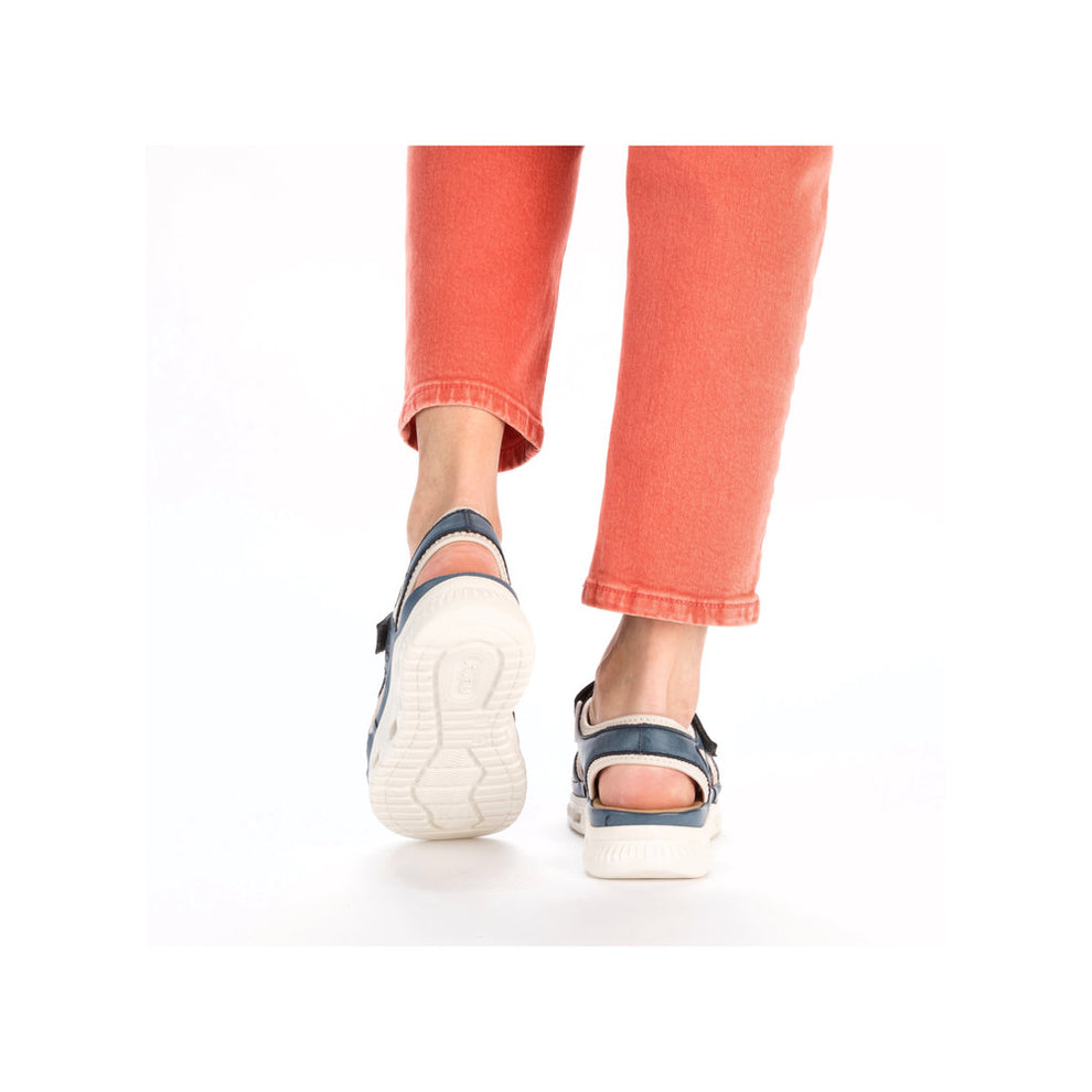 Rieker W Sandal Blå Kombi