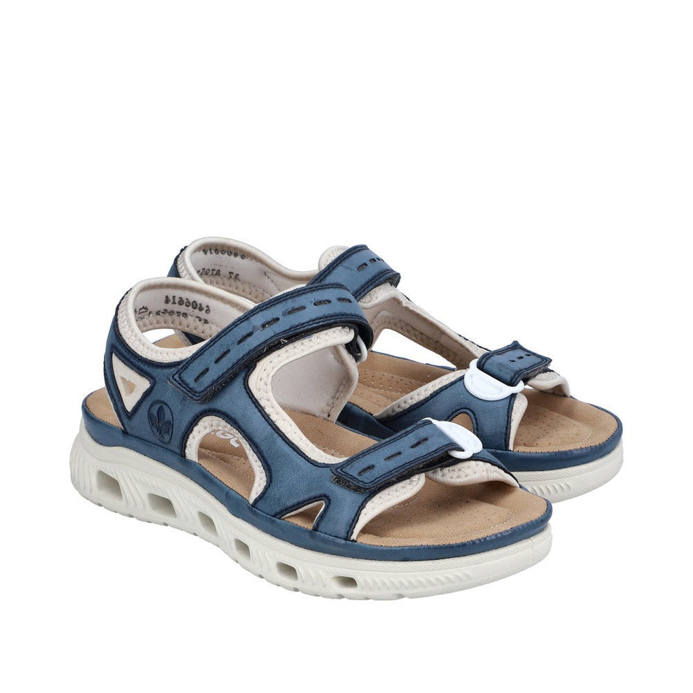 Rieker W Sandal Blå Kombi