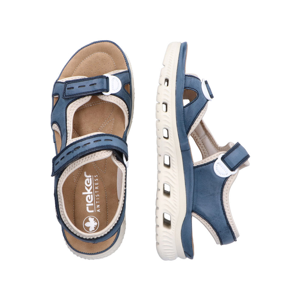 Rieker W Sandal Blå Kombi
