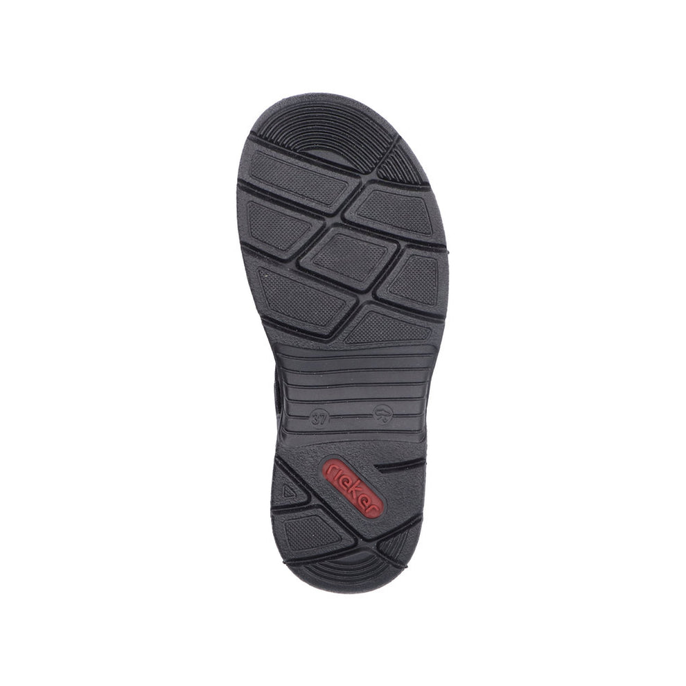 Rieker W Krydssandal med Velcro Blå