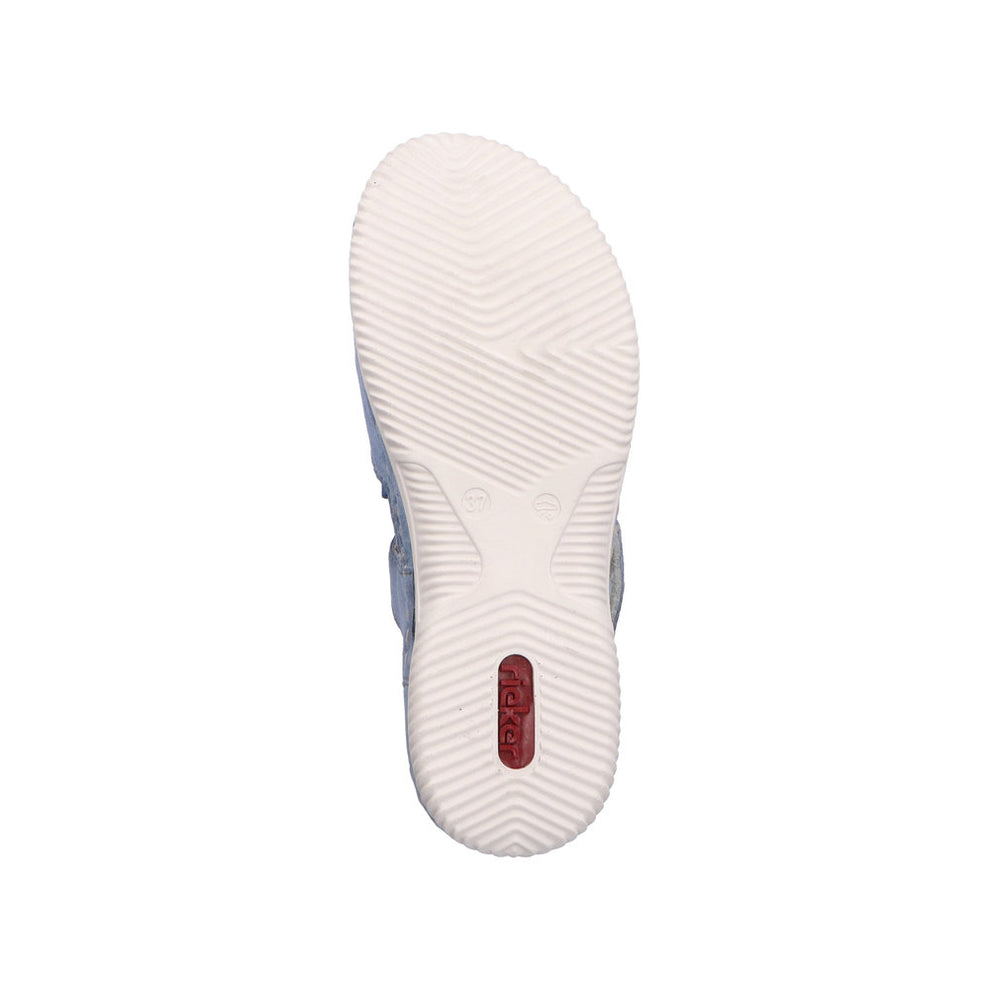 Rieker W Sandal i Ruskind Blue