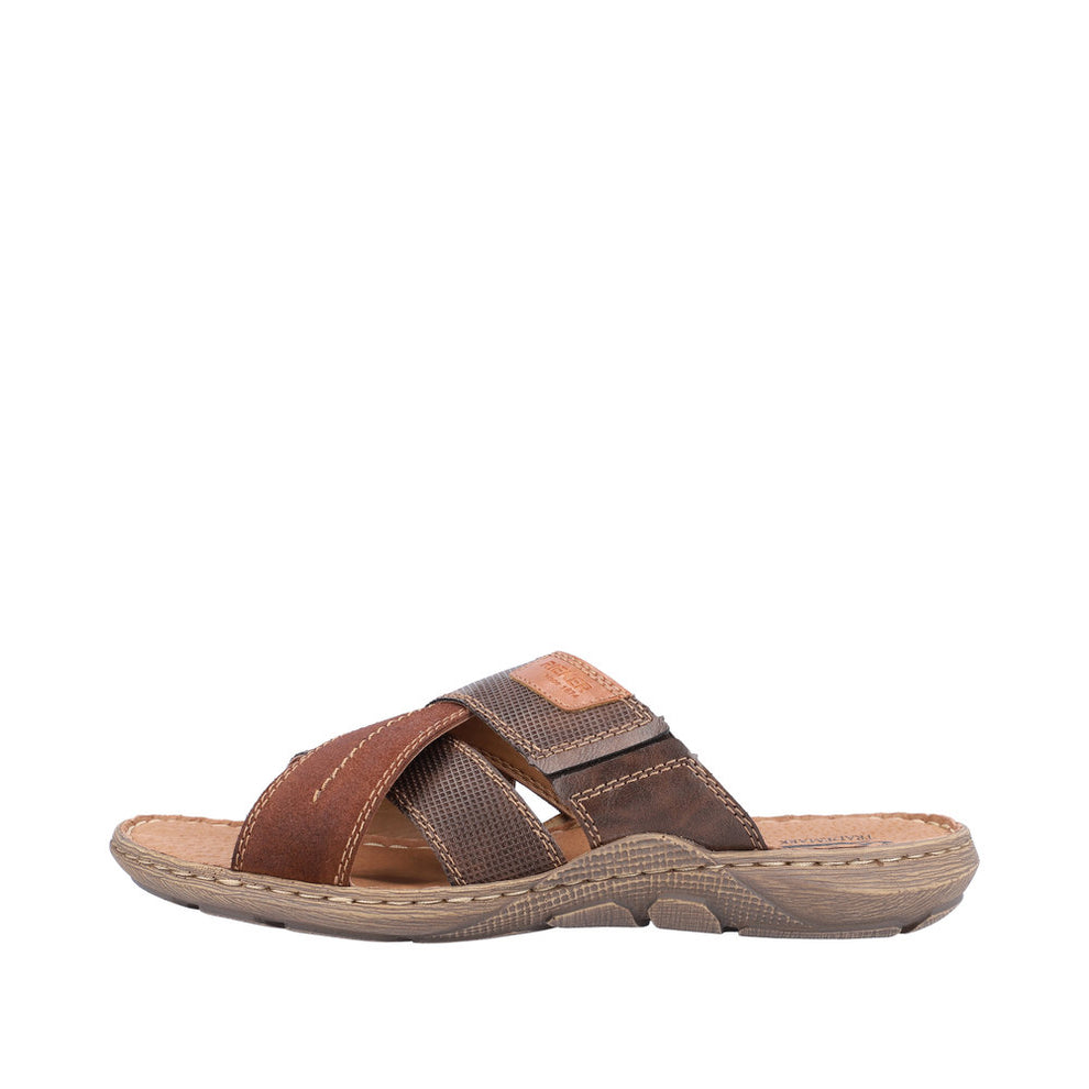 Rieker M Herreslippers Brown