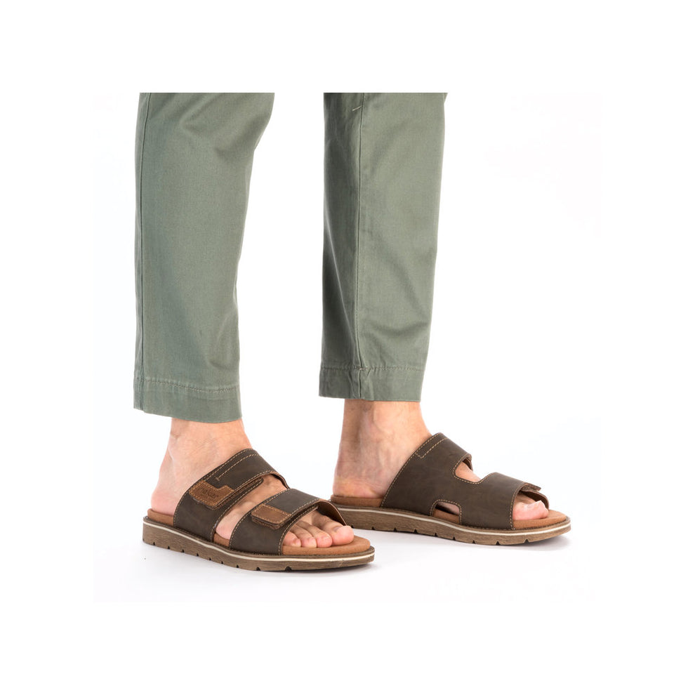 Rieker M Herresandal Brown