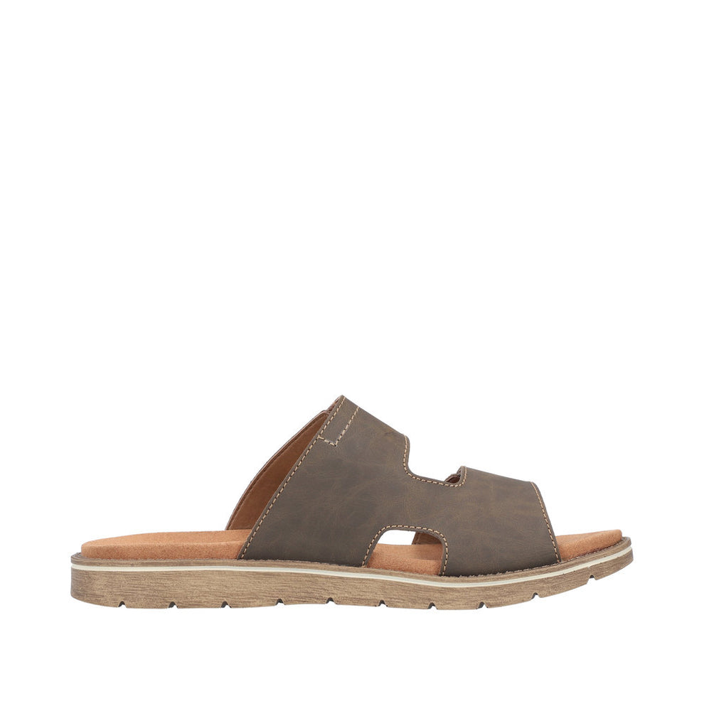 Rieker M Herresandal Brown