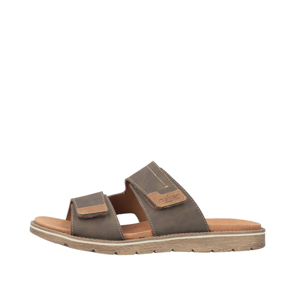 Rieker M Herresandal Brown