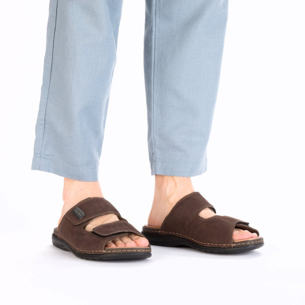 Rieker M Herresandal m Velcroluk Jaipur 25590