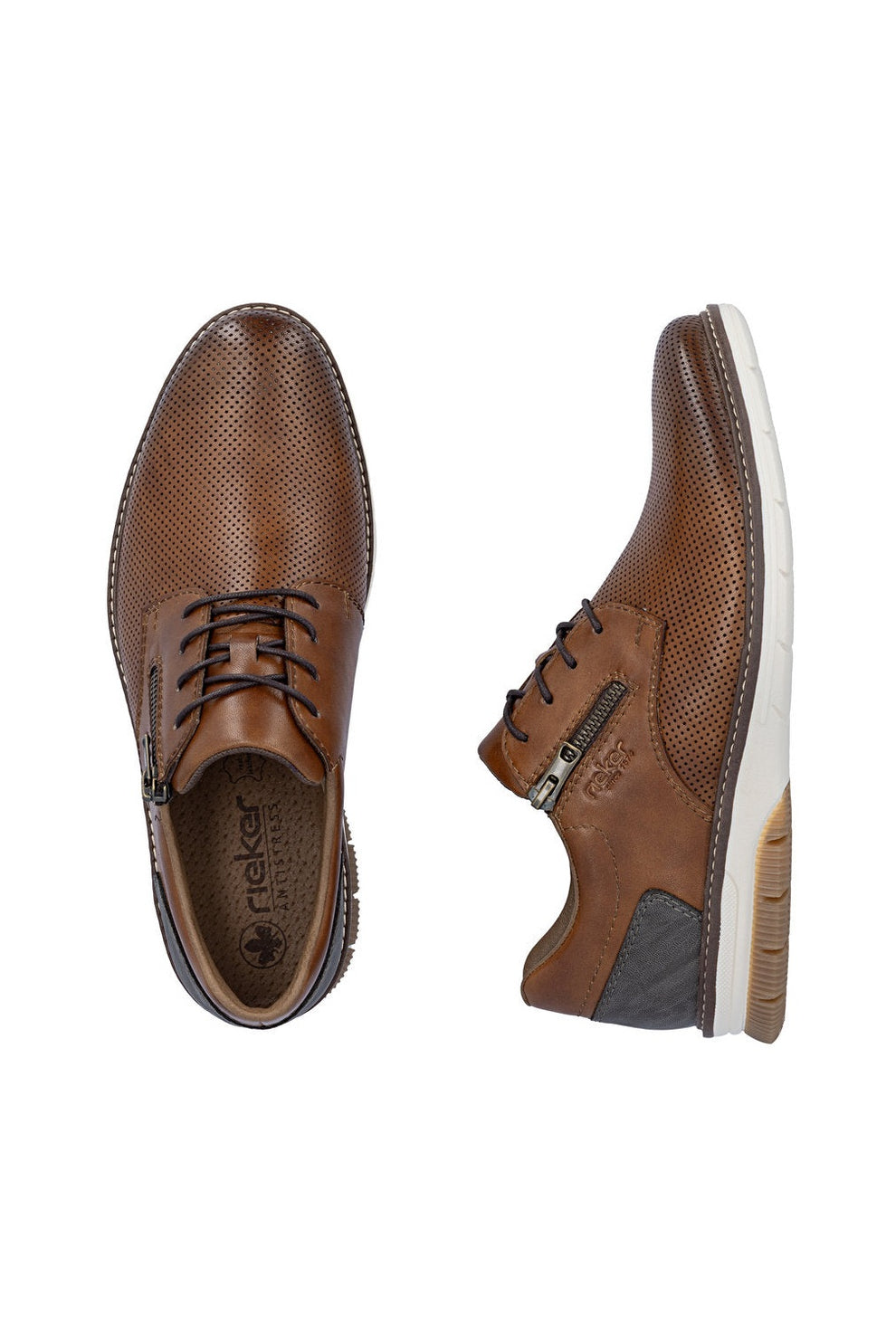 Rieker M Herresko Brun
