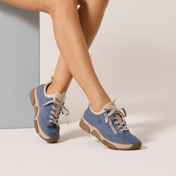 Rieker W Sko Blue - 45973-14