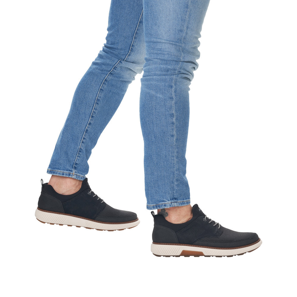 Rieker M Sneakers med Elastik Sort