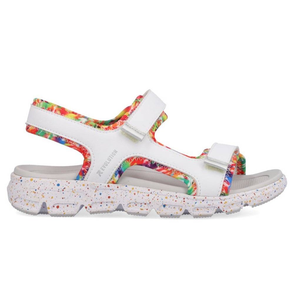 Rieker W Multifarvet Velcrosandal