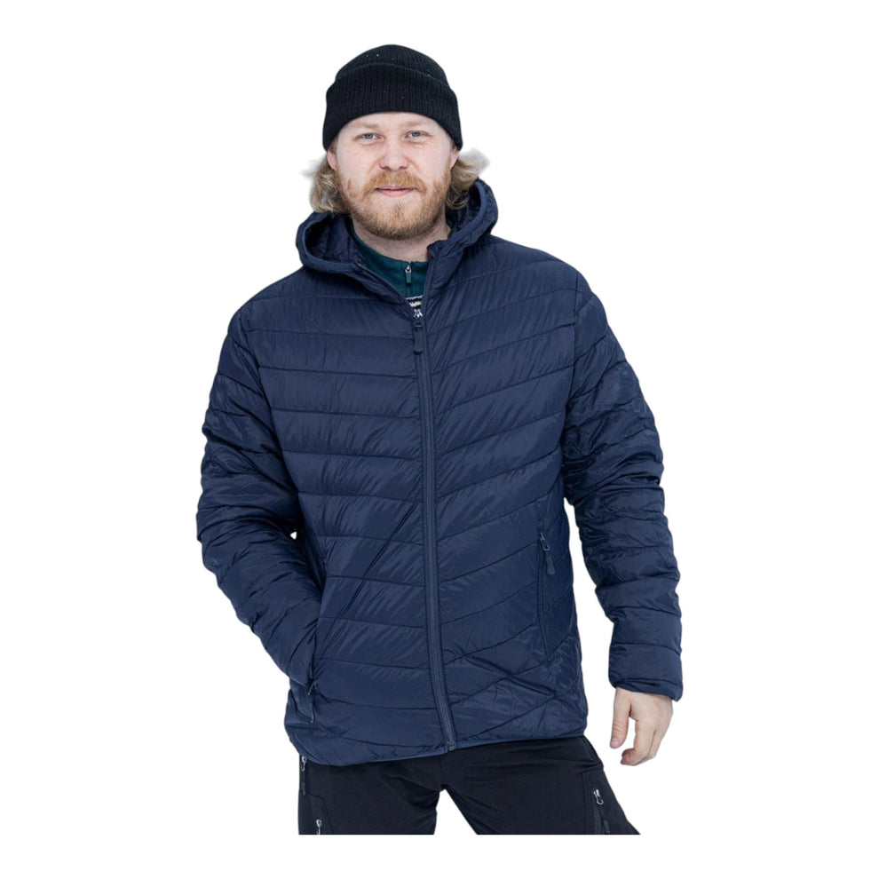 Move On M Røros Mens Down Jacket w Hood Navy