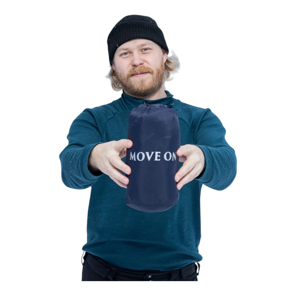 Move On M Røros Mens Down Jacket w Hood Navy