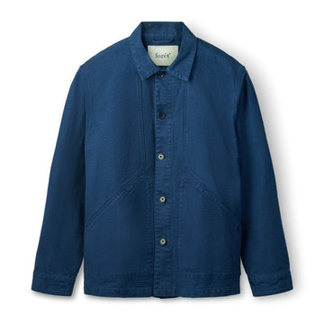 Forét Berry Canvas Overshirt Navy