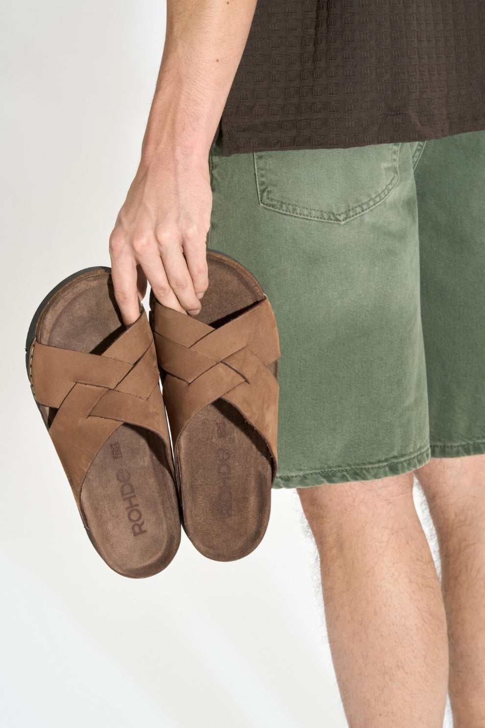 Rohde M Sandal med Krydsremme Nut