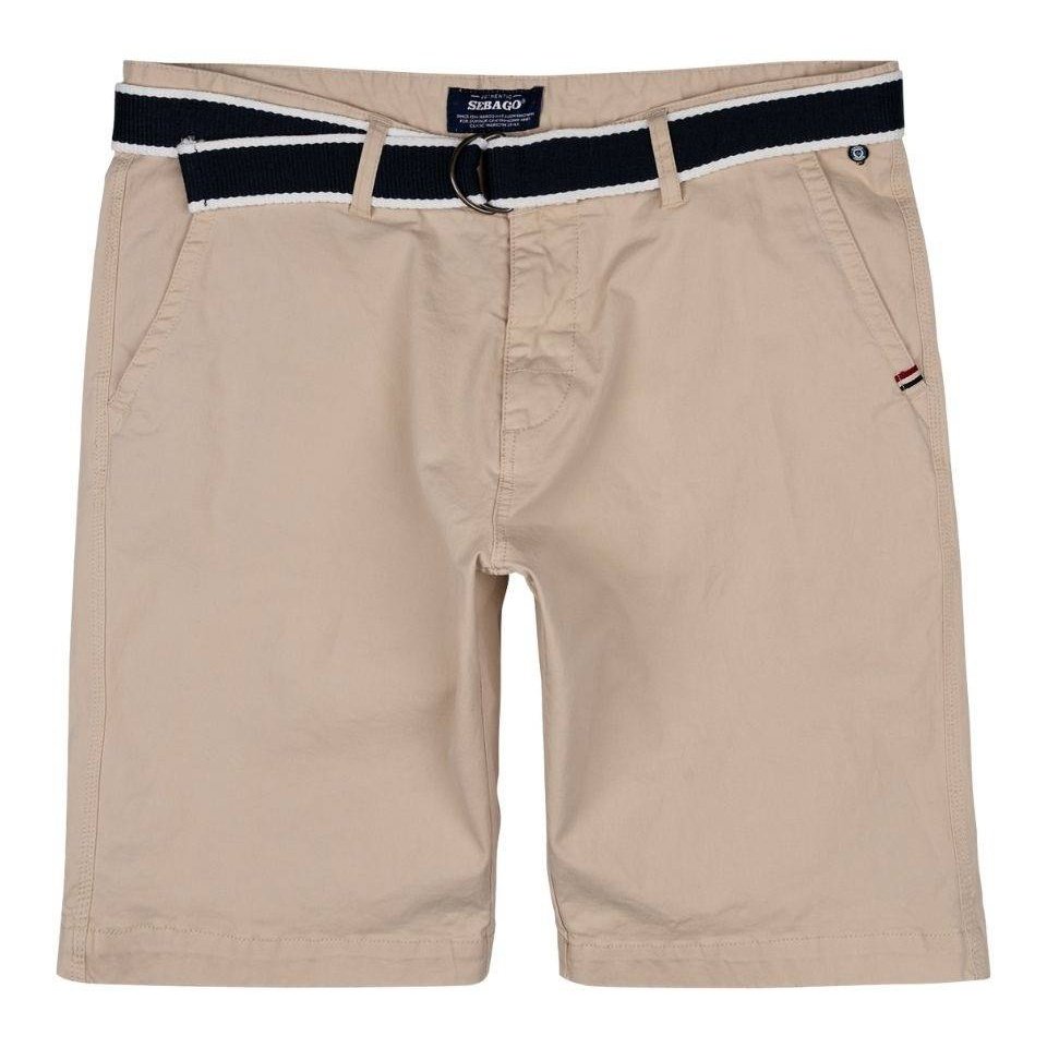 Sebago M Bermuda Shorts med Bælte Sand