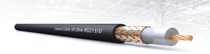 Shakespeare RG213 Koaxial Kabel På Spole 50m